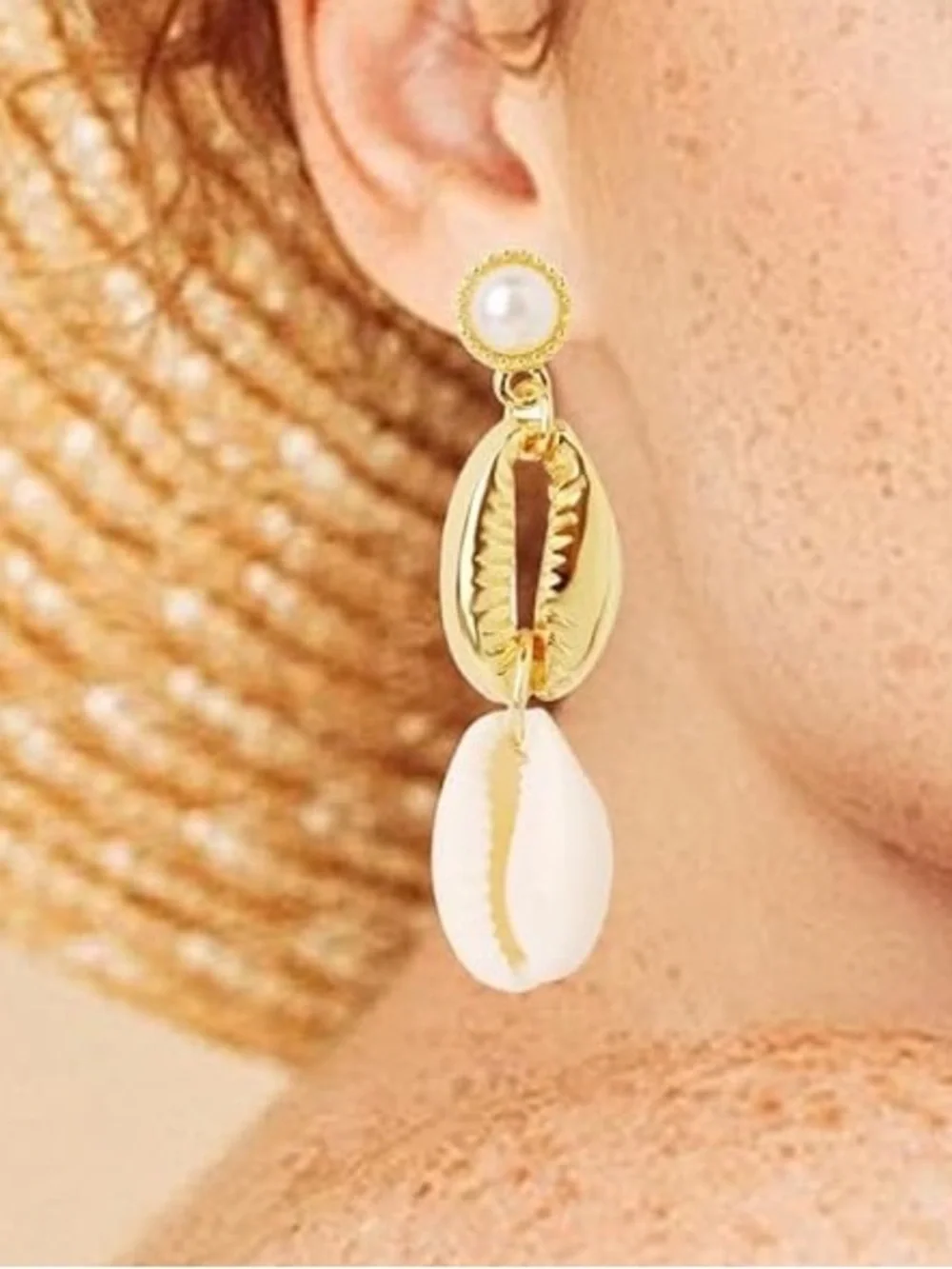 Anthropologie gold tone